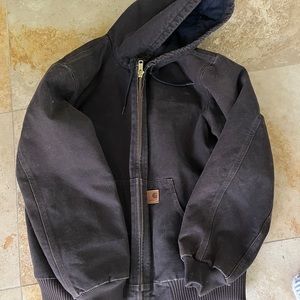 brown carhartt j130 jacket